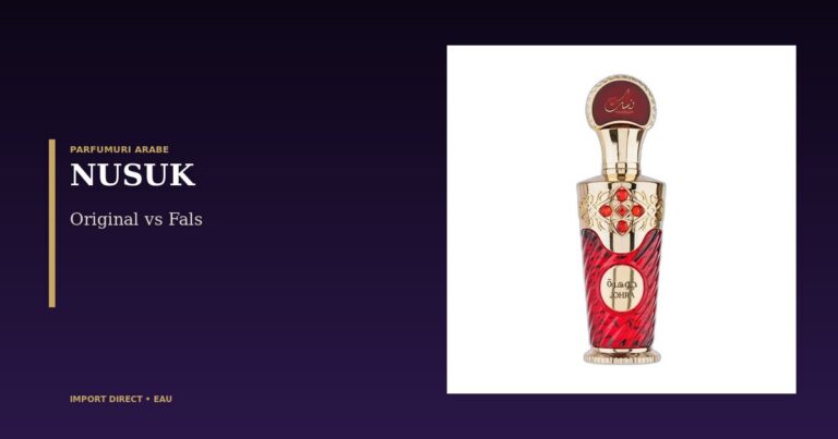 Cum recunoști un parfum arabesc original vs fals — 7 semne